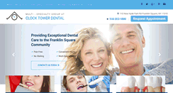 Desktop Screenshot of clocktower-dental.com